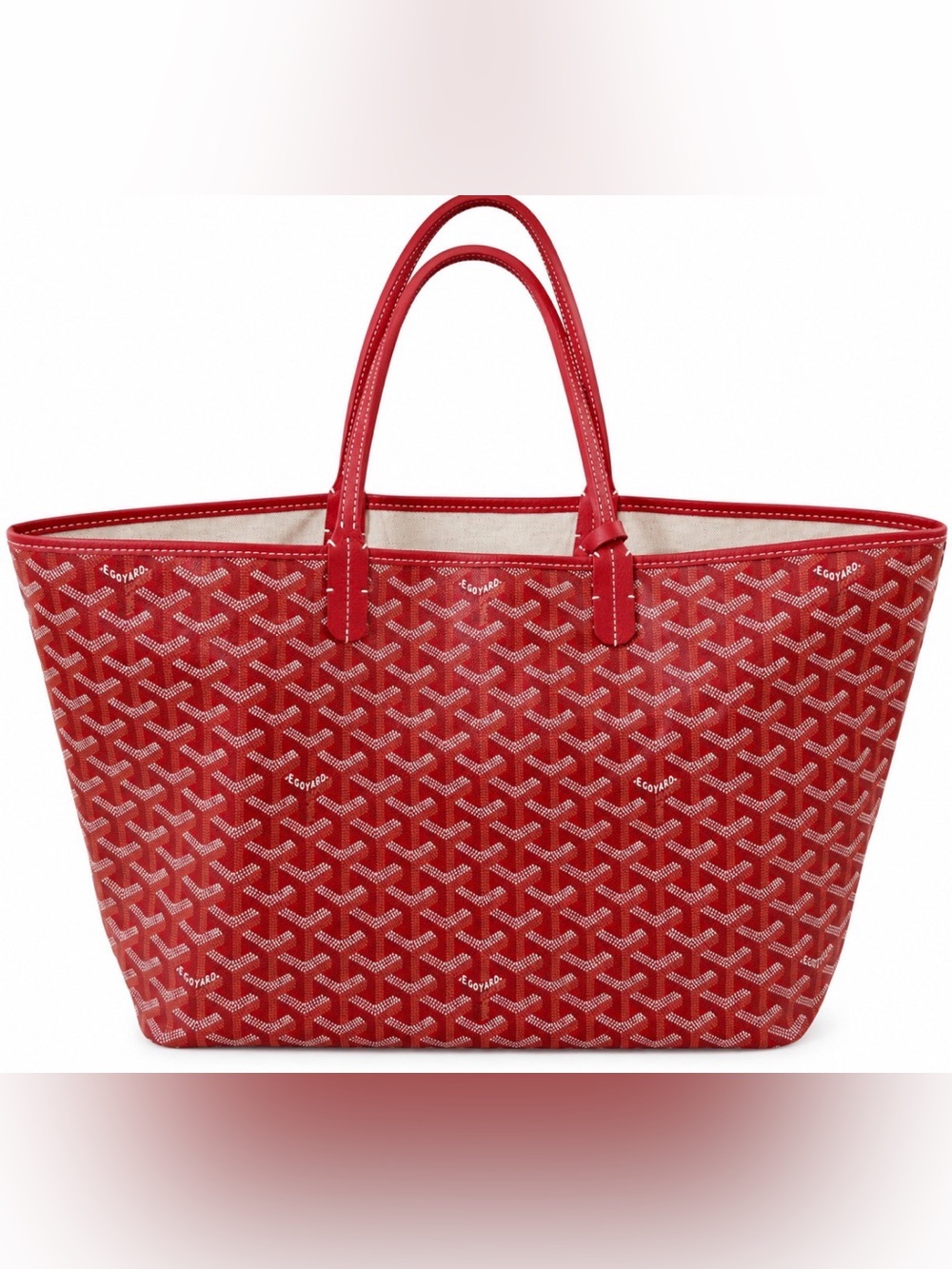 Goyard Red St. Louis PM Tote